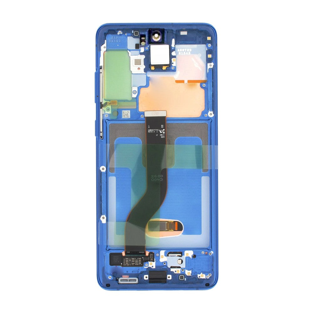 Samsung Galaxy S20 Plus 5G G986 OLED Screen Replacement Digitizer GH82-22134H/GH82-31441H/GH82-31442H (Gold)-Aura Blue Samsung Galaxy S20 Plus 5G G986 OLED Screen Replacement Digitizer GH82-22134H/GH82-31441H/GH82-31442H (Gold)-Aura Blue